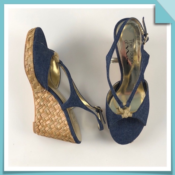 nina elyana strappy wedge sandal